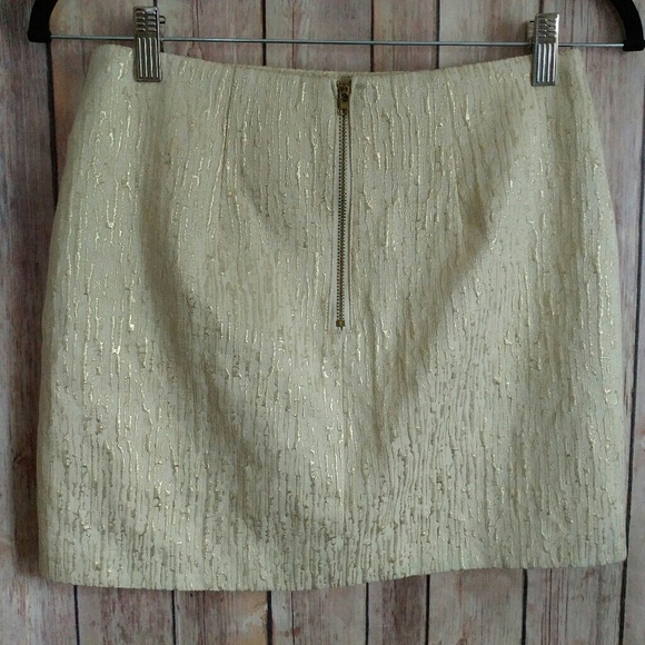 BCX Cream with Gold accent skirt - Picture 2 of 4